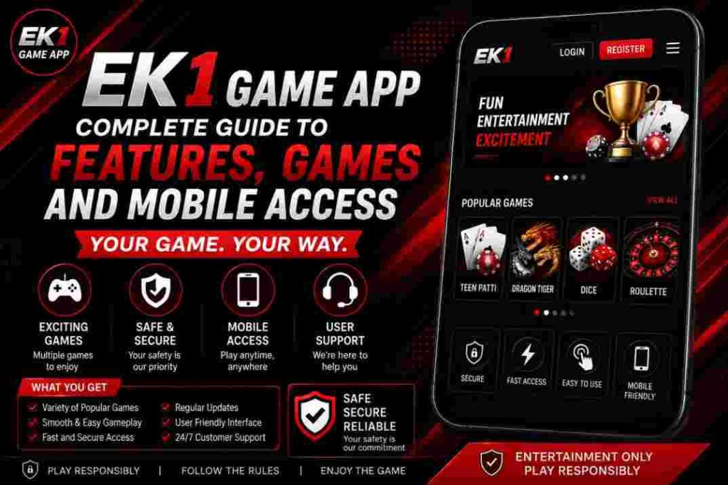 EK1 Game App – Complete Guide to Features, Games and Mobile Access