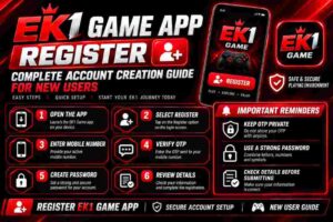 EK1 Game App Register Complete Account Creation Guide